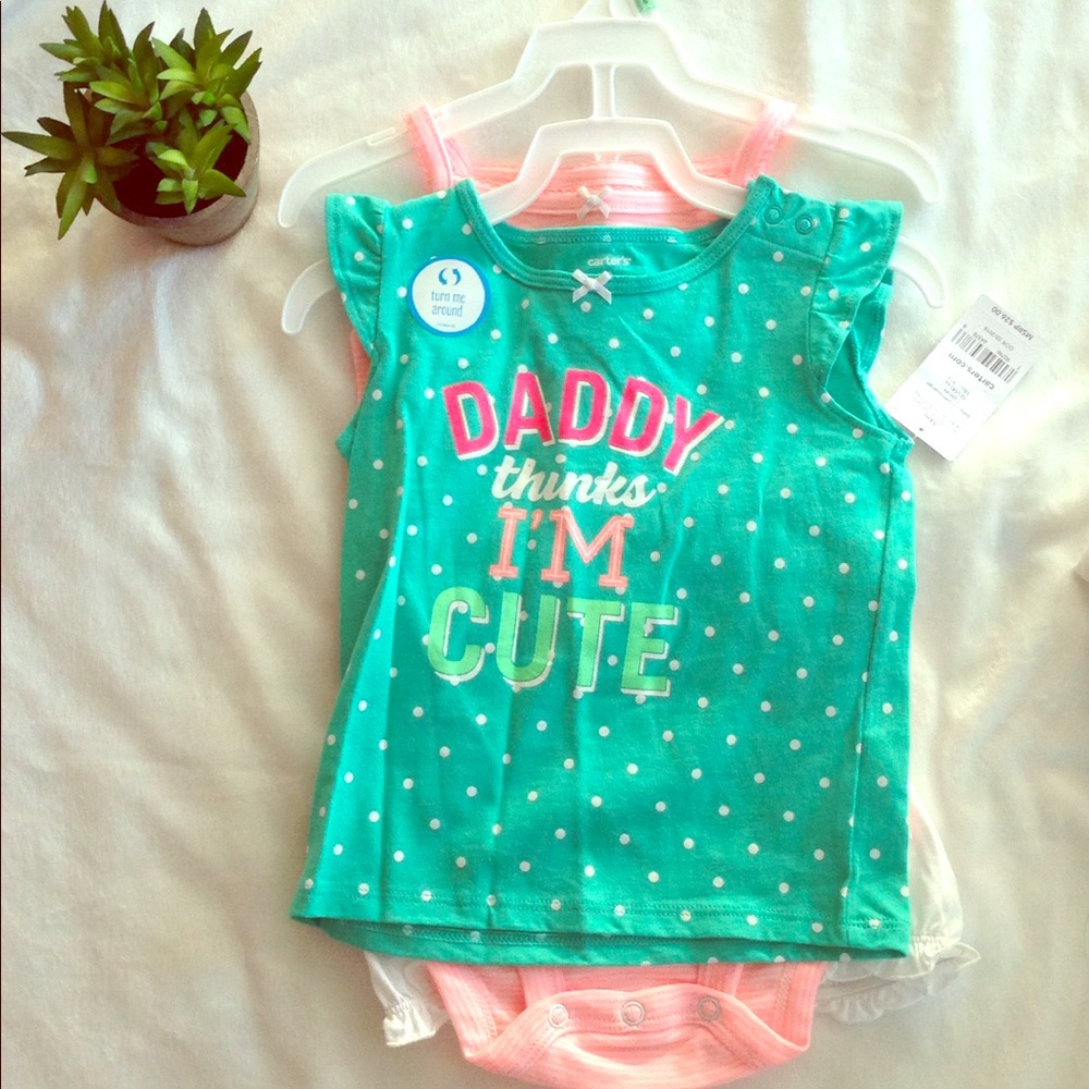 Carters 18 months 3 piece set new